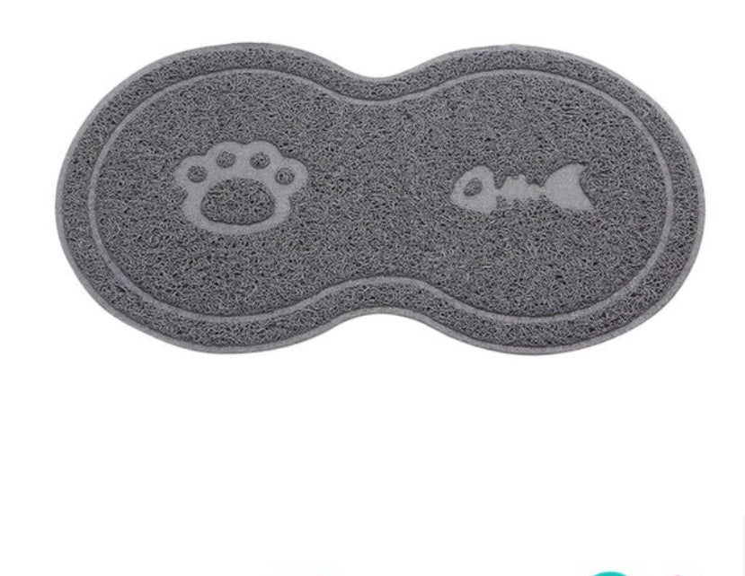 HKM-335059 Cat Daily Necessities Cat Litter Pad - Durable Plastic, 45.5x25.5cm, Available in Rose Red and Gray