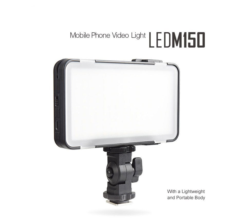 KTX-266771 Ultra-Thin Mobile Phone Photography LED Light - 150 LEDs, Adjustable Brightness, 5600K Color Temperature