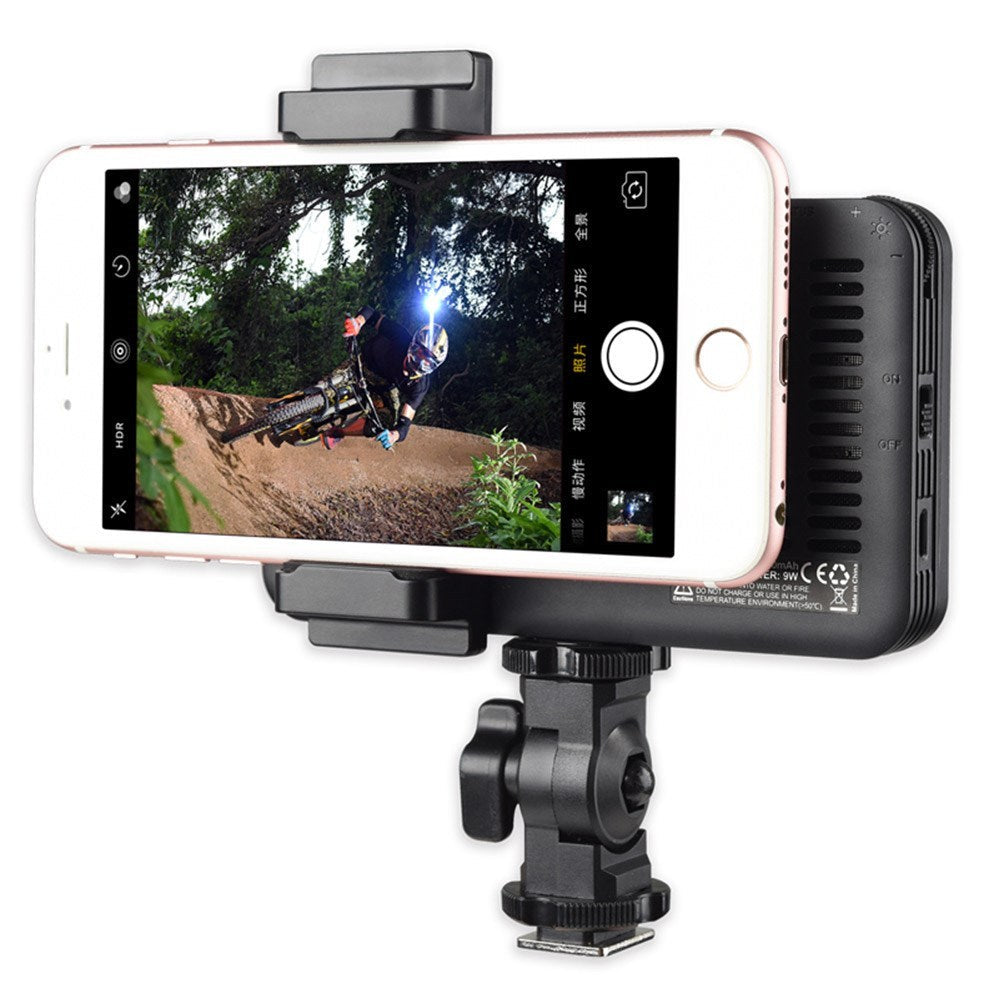 KTX-266771 Ultra-Thin Mobile Phone Photography LED Light - 150 LEDs, Adjustable Brightness, 5600K Color Temperature