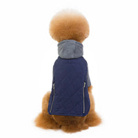 HKM-228755 Two-Color Zipper Dog Clothes | Casual Polyester Design for All Sizes