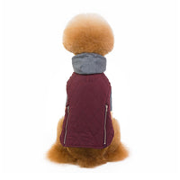 HKM-228755 Two-Color Zipper Dog Clothes | Casual Polyester Design for All Sizes