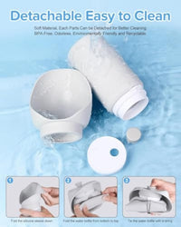 HKM-430739 Portable Leak-Proof Dog Water Bottle | 550ml Foldable Silicone Travel Dispenser для Pets