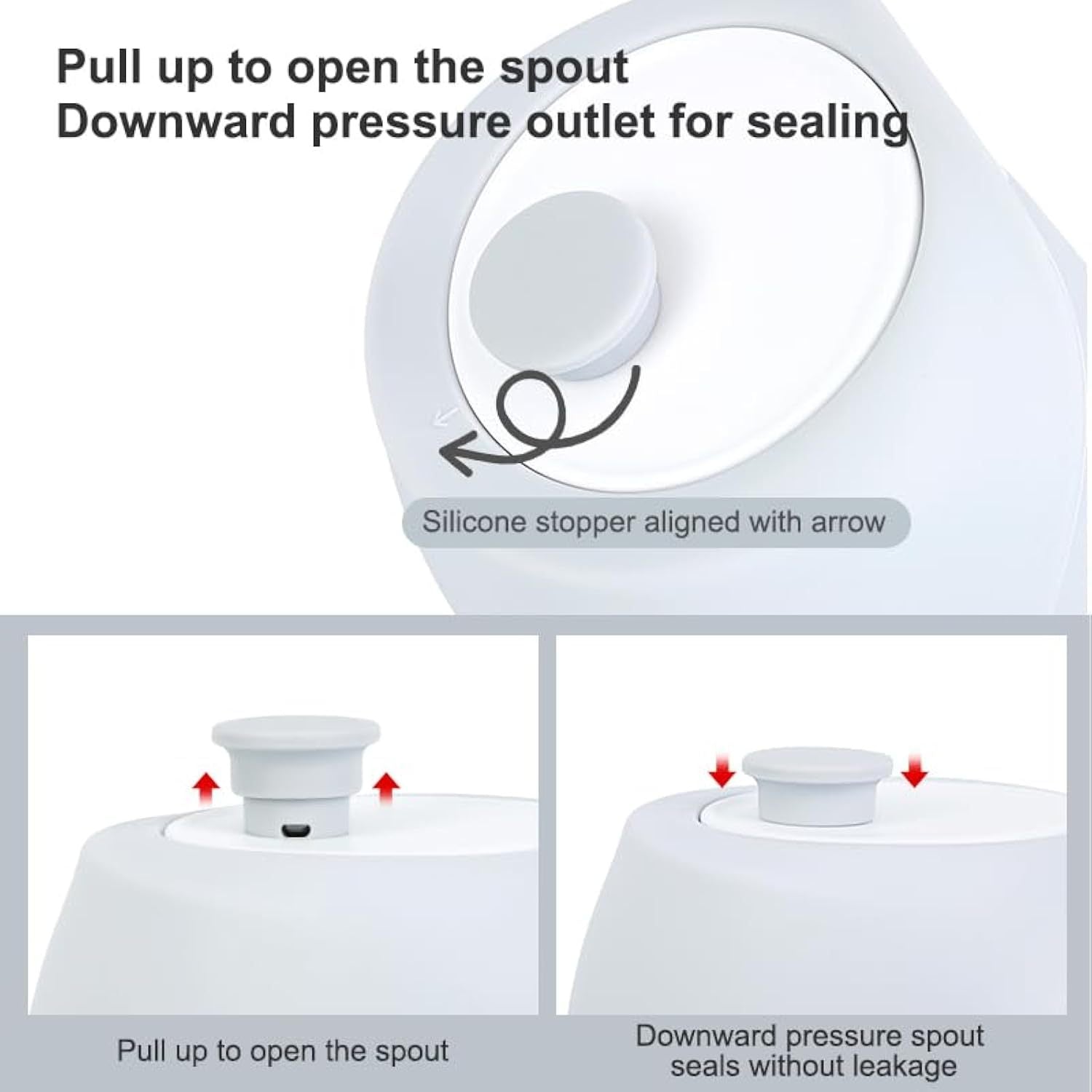 HKM-430739 Portable Leak-Proof Dog Water Bottle | 550ml Foldable Silicone Travel Dispenser для Pets
