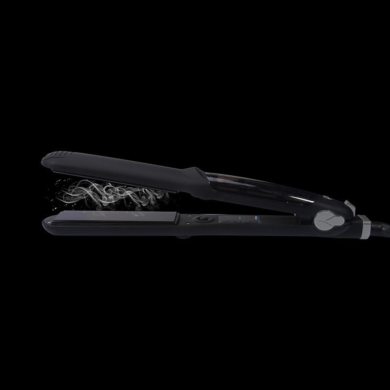 HKM-208403 Tourmaline Steam Hair Straightener and Curler – Dual-Use Anion Hair Styling Tool