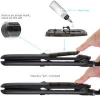 HKM-208403 Tourmaline Steam Hair Straightener and Curler – Dual-Use Anion Hair Styling Tool