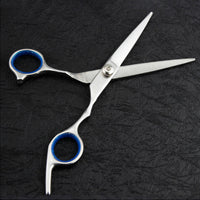 HKM-174483 Professional Home Hairdressing Scissors, 4CR13 Stainless Steel, 6 Inches, Mirror Polished Silver, Suitable for All Ages