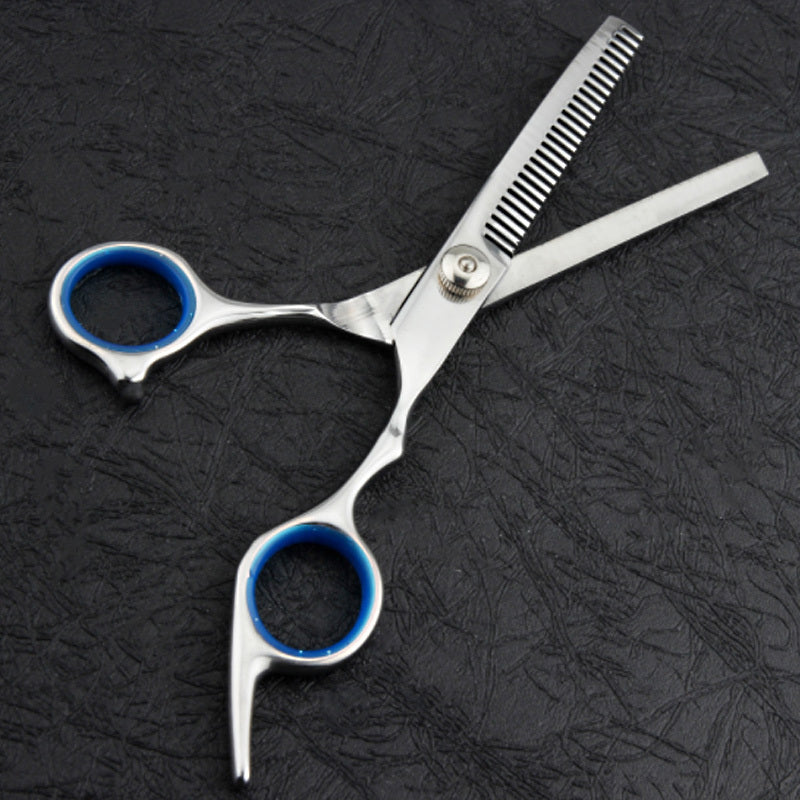 HKM-174483 Professional Home Hairdressing Scissors, 4CR13 Stainless Steel, 6 Inches, Mirror Polished Silver, Suitable for All Ages