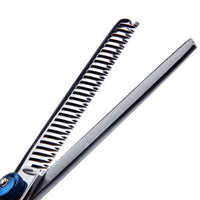 HKM-174483 Professional Home Hairdressing Scissors, 4CR13 Stainless Steel, 6 Inches, Mirror Polished Silver, Suitable for All Ages