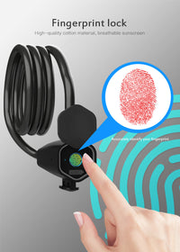 HKM-361747 Smart Fingerprint Steel Ring Bicycle Lock for Enhanced Security