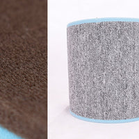 HKM-838611 Plush Carpet Cat Scratch Board in Grey and Brown