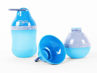 HKM-932115 Collapsible Silicone Pet Bottle with Travel Bowl – Portable Water and Food Container