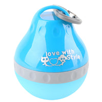 HKM-932115 Collapsible Silicone Pet Bottle with Travel Bowl – Portable Water and Food Container