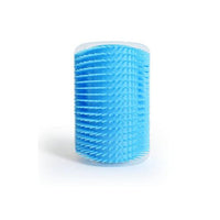 HKM-261843 Cat Massage Corner Brush with Catnip ¨C Interactive Rubbing Comb for Grooming and Shedding Relief