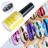 HKM-696467 Nail Art Star Glue for Sheet Stickers - 15ml White Adhesive
