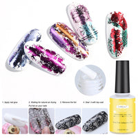 HKM-696467 Nail Art Star Glue for Sheet Stickers - 15ml White Adhesive