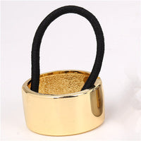 HKM-308947 Alloy Geometric Ponytail Hair Buckle for Stylish Hair Ties