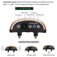 HKM-019603 Rechargeable Dog Training Collar with Shock and Vibration Features, Available in Multiple Colors