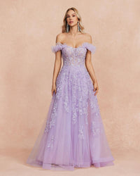 HKM-809491 Elegant Purple Evening Dress for Women - Stylish Formal Wear for Special Occasions