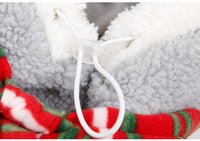 HKM-893331 Cozy Gray Polyester Pet Headwear for Winter Fun