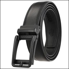 HKM-970195 Men and Women Two-Layer Cowhide Leather Automatic Buckle Belt, Model Ly33-00002-2