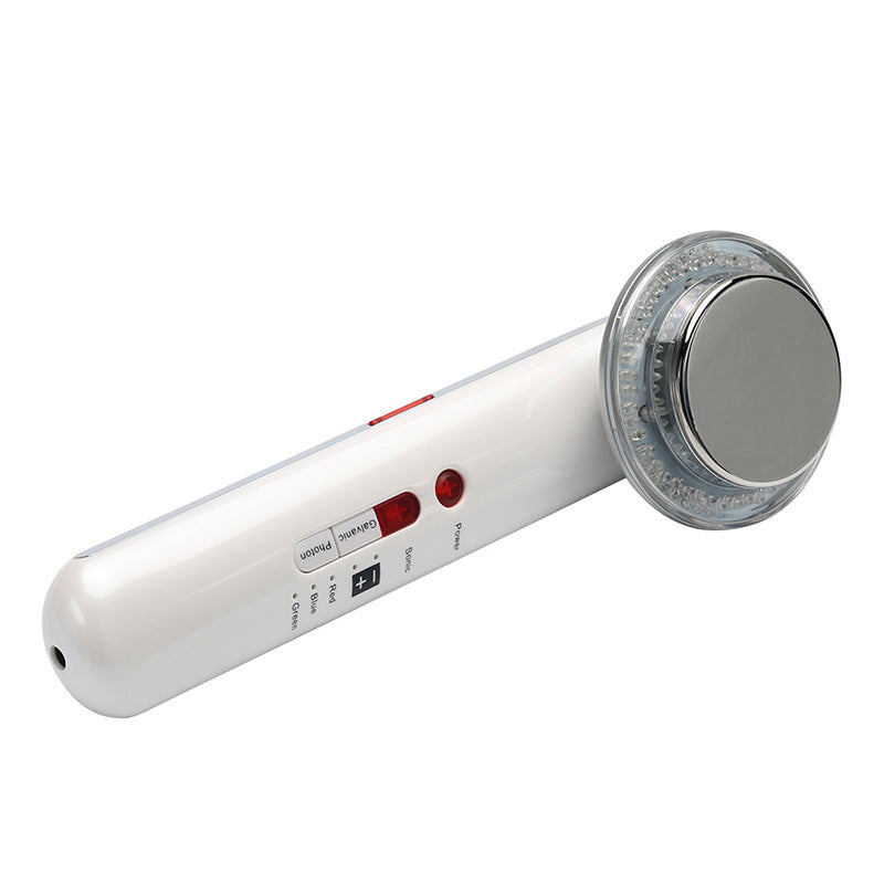 HKM-203731 Multifunctional 7-in-1 Ultrasonic Beauty Device for Home Use with Anion, Positive Ion, and Infrared Features