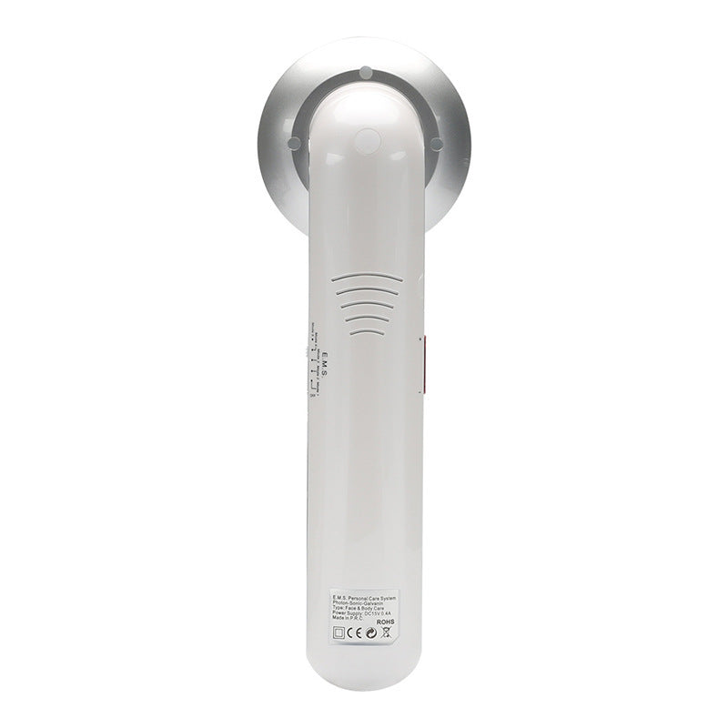 HKM-203731 Multifunctional 7-in-1 Ultrasonic Beauty Device for Home Use with Anion, Positive Ion, and Infrared Features