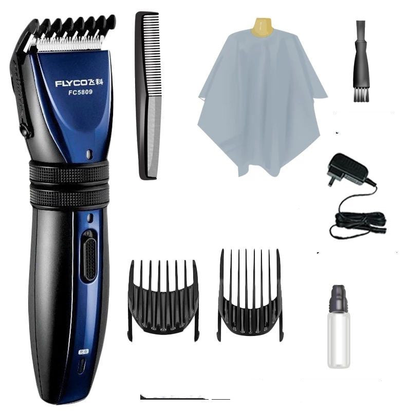 HKM-038227 Dual-Purpose Hair Clipper for Adults and Children with Charging Options and Accessories