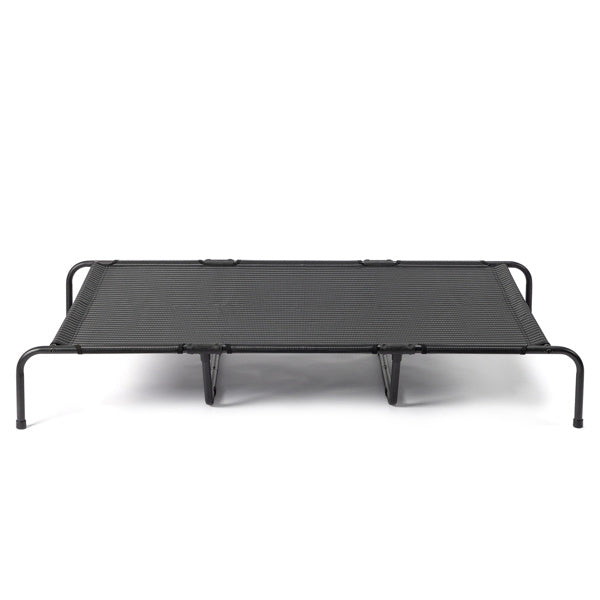 HKM-695827 Elevated Dog Bed for Large Breeds - Durable Textilene Mesh & Powder-Coated Steel Frame - Indoor/Outdoor Use - Easy to Clean, Supports Up to 175 lbs