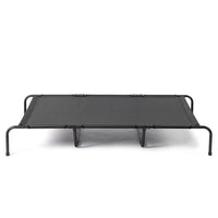 HKM-695827 Elevated Dog Bed for Large Breeds - Durable Textilene Mesh & Powder-Coated Steel Frame - Indoor/Outdoor Use - Easy to Clean, Supports Up to 175 lbs