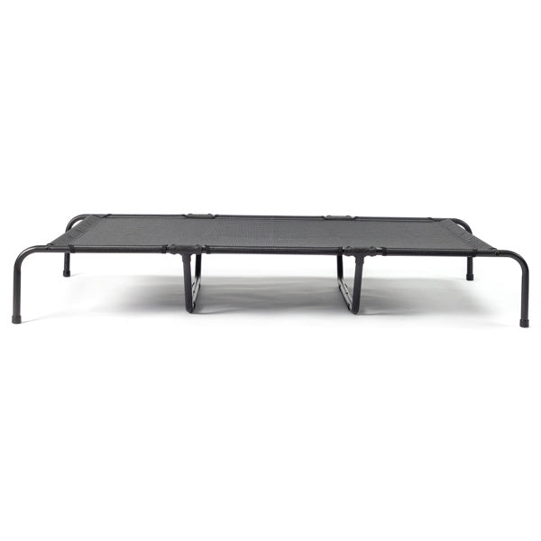 HKM-695827 Elevated Dog Bed for Large Breeds - Durable Textilene Mesh & Powder-Coated Steel Frame - Indoor/Outdoor Use - Easy to Clean, Supports Up to 175 lbs