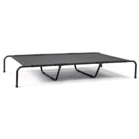 HKM-695827 Elevated Dog Bed for Large Breeds - Durable Textilene Mesh & Powder-Coated Steel Frame - Indoor/Outdoor Use - Easy to Clean, Supports Up to 175 lbs