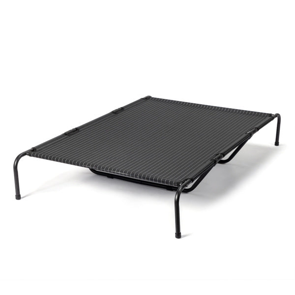 HKM-695827 Elevated Dog Bed for Large Breeds - Durable Textilene Mesh & Powder-Coated Steel Frame - Indoor/Outdoor Use - Easy to Clean, Supports Up to 175 lbs