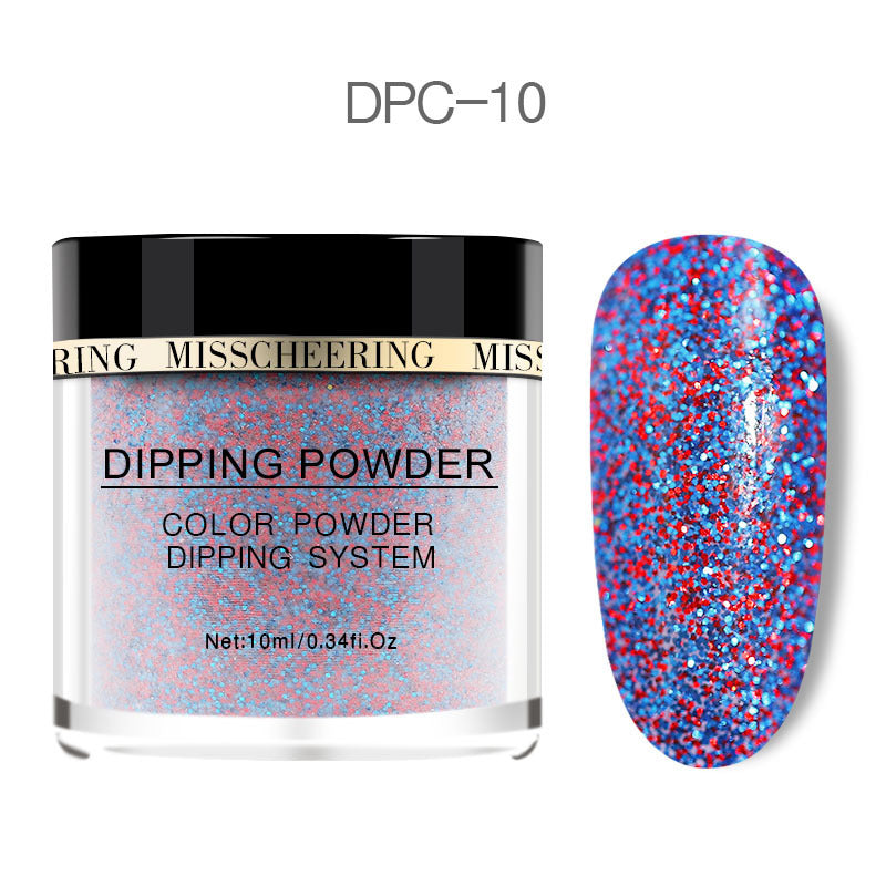 HKM-989075 Laser Glitter Nail Powder for Natural and Artificial Nails - Easy Application, Durable Finish