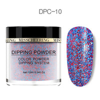 HKM-989075 Laser Glitter Nail Powder for Natural and Artificial Nails - Easy Application, Durable Finish