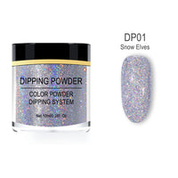 HKM-989075 Laser Glitter Nail Powder for Natural and Artificial Nails - Easy Application, Durable Finish