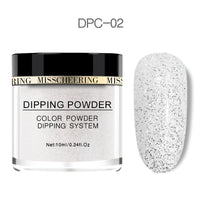 HKM-989075 Laser Glitter Nail Powder for Natural and Artificial Nails - Easy Application, Durable Finish