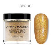 HKM-989075 Laser Glitter Nail Powder for Natural and Artificial Nails - Easy Application, Durable Finish