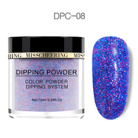 HKM-989075 Laser Glitter Nail Powder for Natural and Artificial Nails - Easy Application, Durable Finish