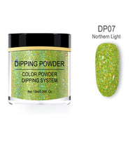 HKM-989075 Laser Glitter Nail Powder for Natural and Artificial Nails - Easy Application, Durable Finish