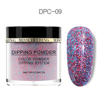 HKM-989075 Laser Glitter Nail Powder for Natural and Artificial Nails - Easy Application, Durable Finish