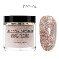 HKM-989075 Laser Glitter Nail Powder for Natural and Artificial Nails - Easy Application, Durable Finish