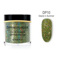 HKM-989075 Laser Glitter Nail Powder for Natural and Artificial Nails - Easy Application, Durable Finish