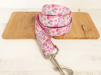HKM-362259 Classic Pink Flower Fairy Leash Set - Durable Polyester with Multiple Size Options (XS to XL)