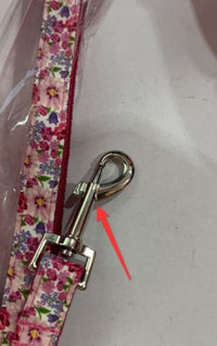 HKM-362259 Classic Pink Flower Fairy Leash Set - Durable Polyester with Multiple Size Options (XS to XL)