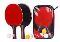 HKM-002131 Table Tennis Racket Set with Storage Bag - Ideal for Players of All Levels