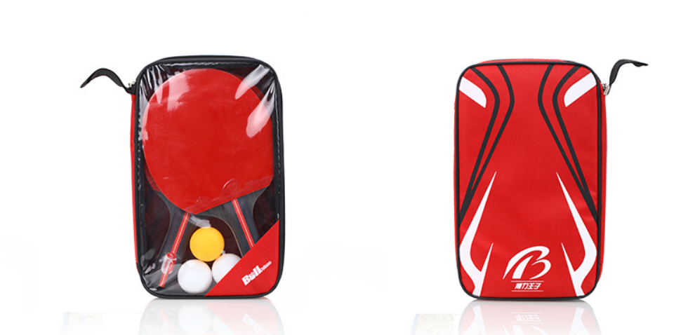 KTX-002131 Table Tennis Racket Set with Storage Bag - Ideal for Players of All Levels