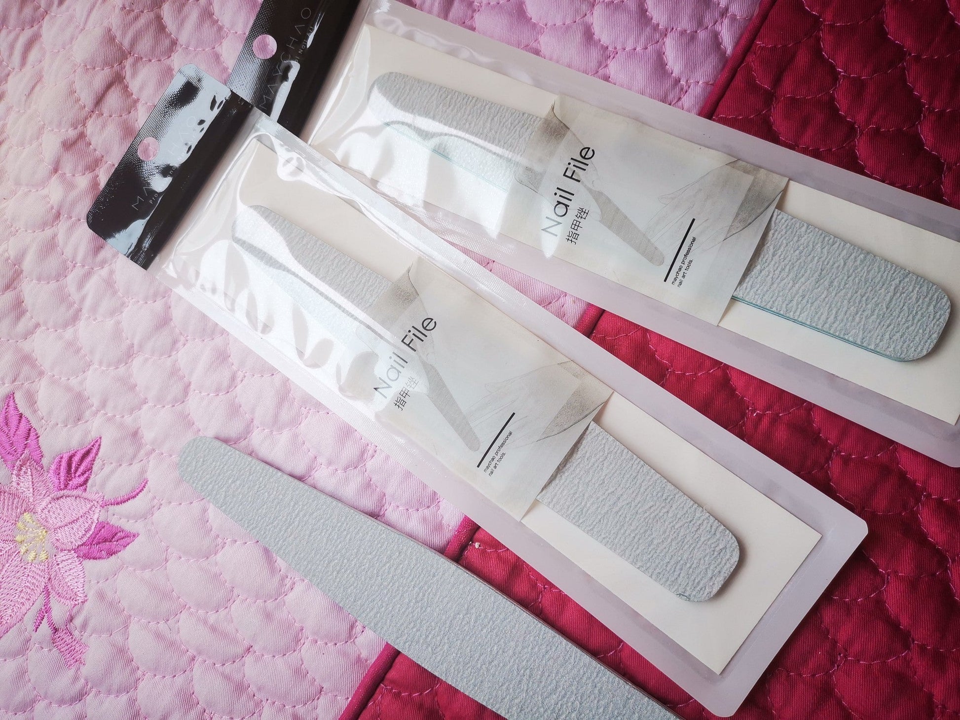 HKM-955155 Nail Polishing & Repair File Set with Sponge and Scrub Strips for Effective Manicure Care