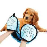 HKM-530579 Absorbent Chenilla Pet Bath Towel for Dogs and Cats, Soft & Quick-Drying, 53x22cm