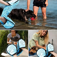 HKM-530579 Absorbent Chenilla Pet Bath Towel for Dogs and Cats, Soft & Quick-Drying, 53x22cm