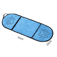 HKM-530579 Absorbent Chenilla Pet Bath Towel for Dogs and Cats, Soft & Quick-Drying, 53x22cm